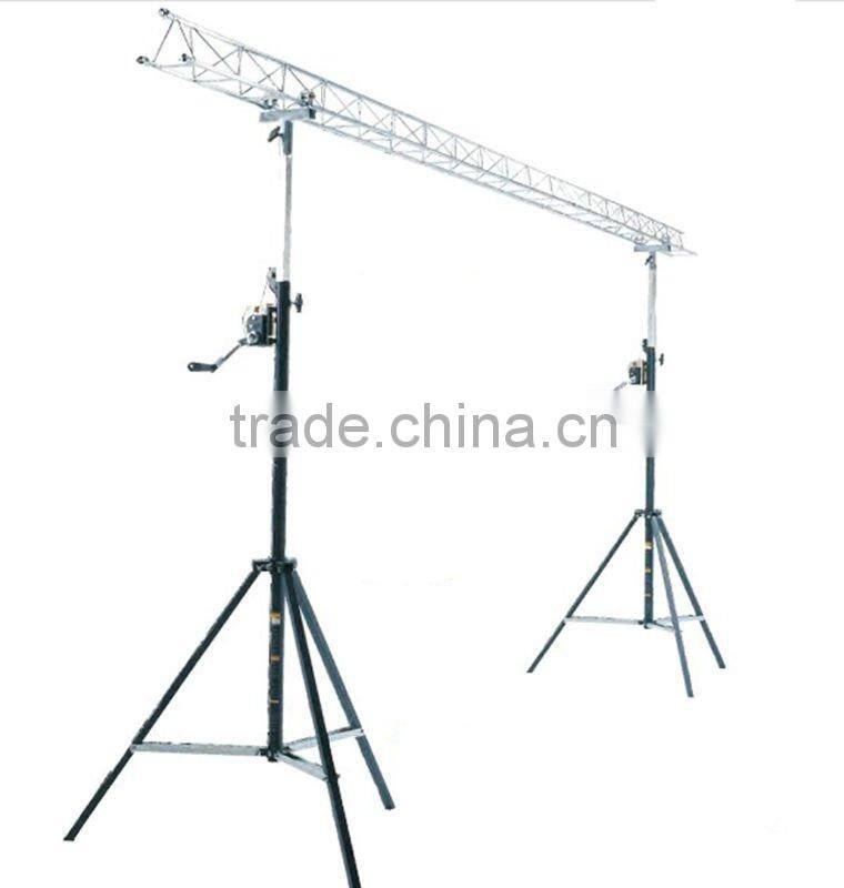 Economical winch-up DJ stand , DJ truss stand , Mini Line Array Speaker