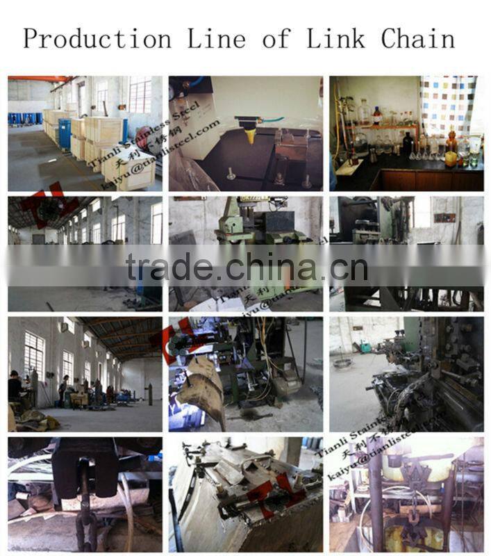 304 316 Stainless Steel Japanese Standard Link Chain with diameter 14mm