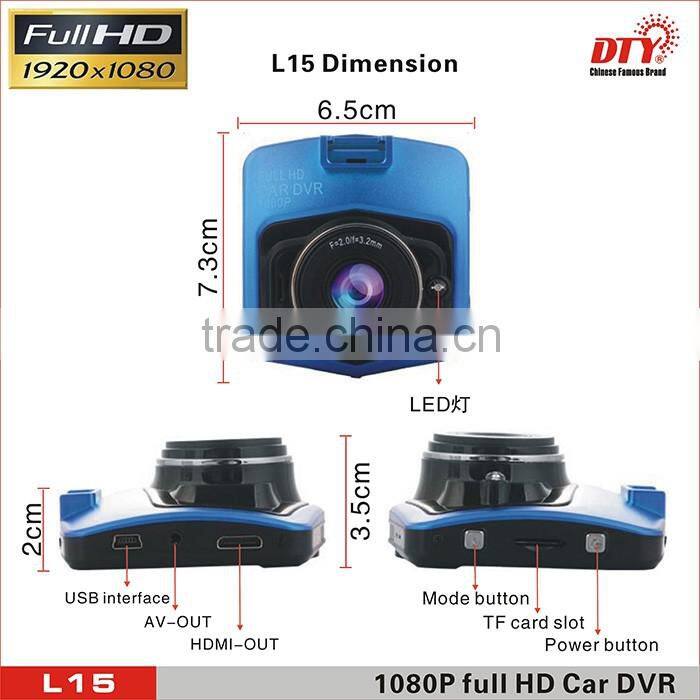 mini digital car dashcam camera audio video dvr recorder, L15