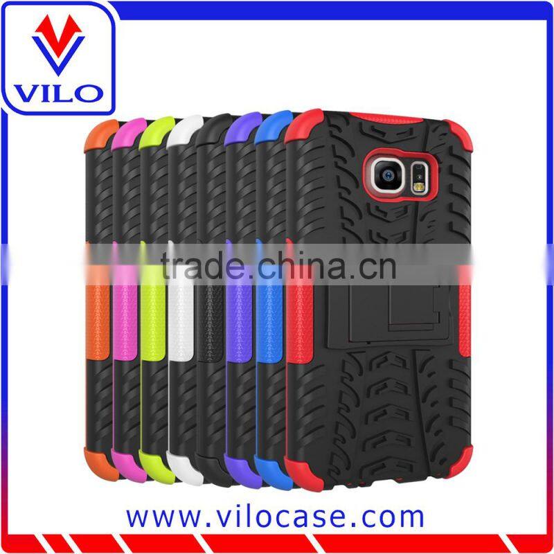 Alibaba in france PC + Silicone combo case for Samsung Galaxy S6