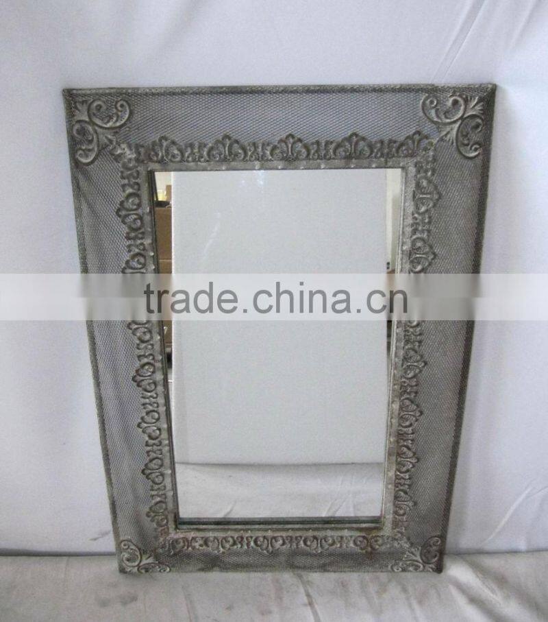 Country garden decorative lattice vintage mirror