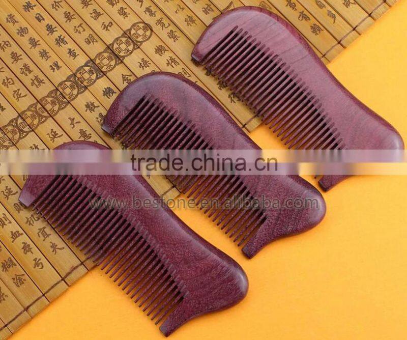 Travel Violet Sandal Wood Comb