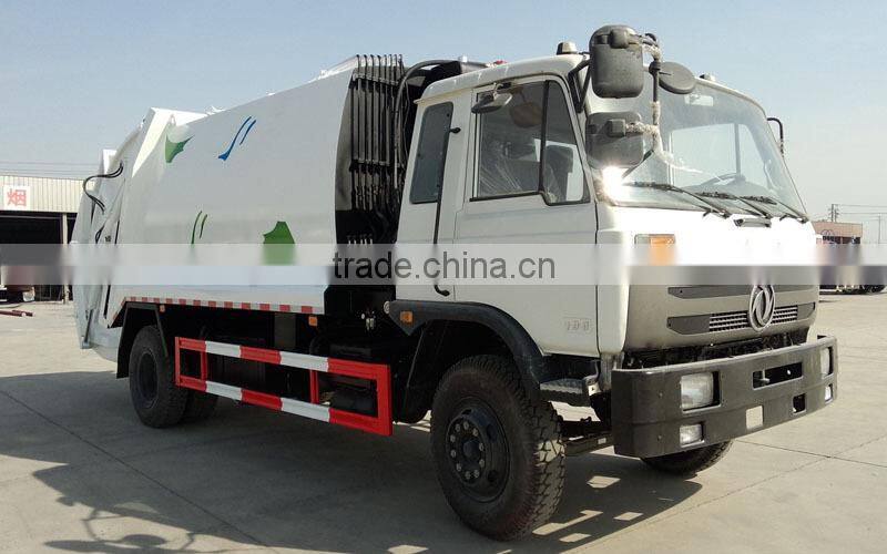 GOOD PRICE Dongfeng 153 12CBM white color Compactor Garbage Truck