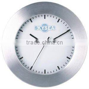 14 inches decorative wall mounted clock, aluminium clock