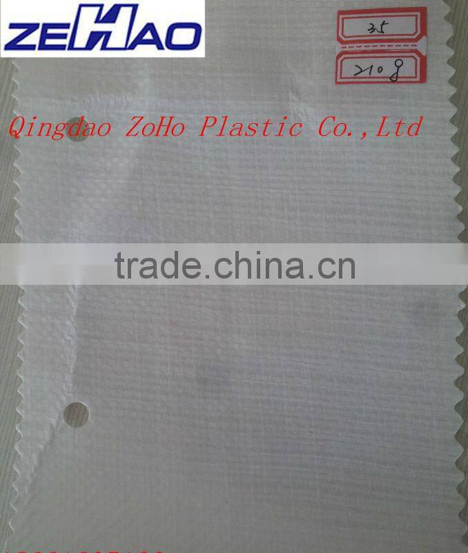 210gsm white tarp&ready made pe tarpaulin&ldpe coating with rope and eyelet