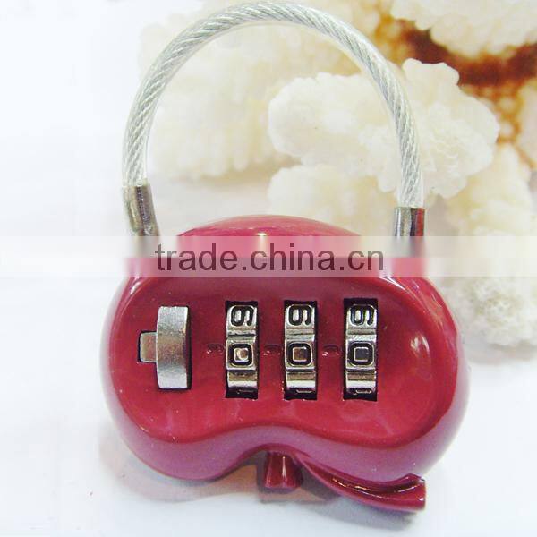 High quality Zin Alloy changeable combination lock,combination padlock,kidney shape digital lock, CH-138