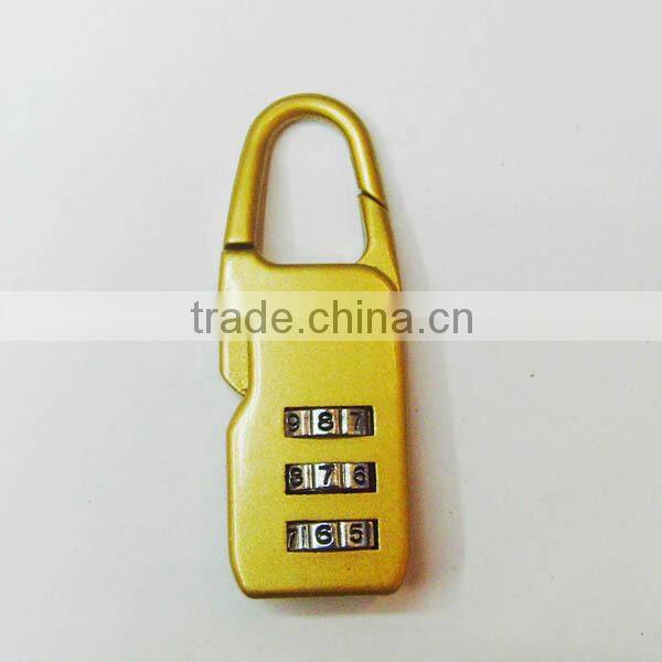 2015 Christmas promotional gifts mini travel luggage number lock