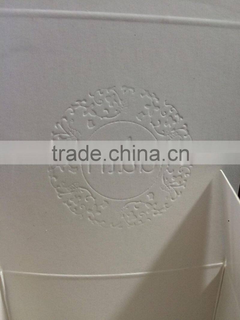 Cosmetics package box gold stamping paper box