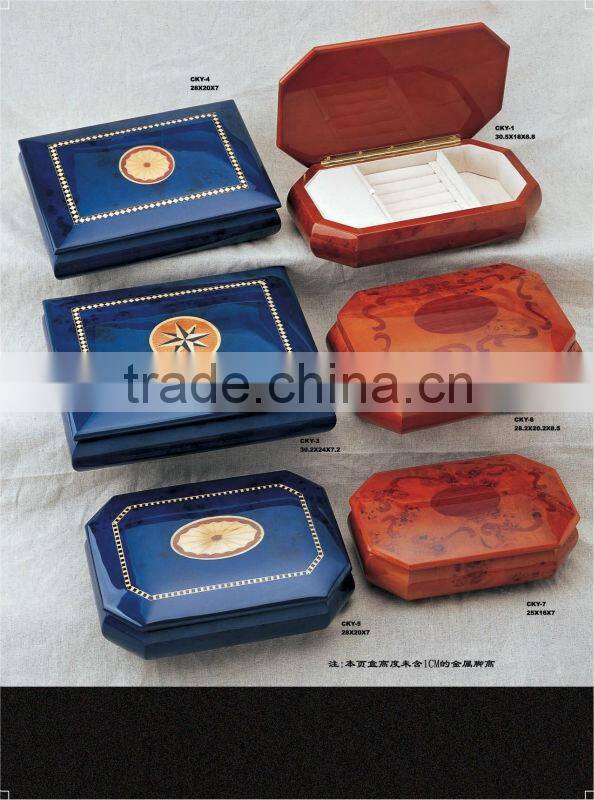 luxury wooden jewelry boxes classic style