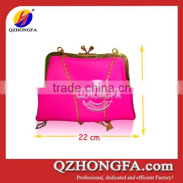 fashion silicone shopping bag, ladies silicone bag