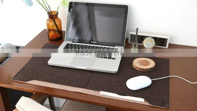 Felt Desk Pad 26" X 13" Protector Mat For Desktops And Laptops