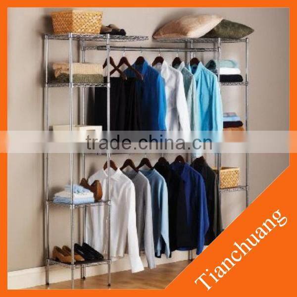 warehouse folding wire shelf unit
