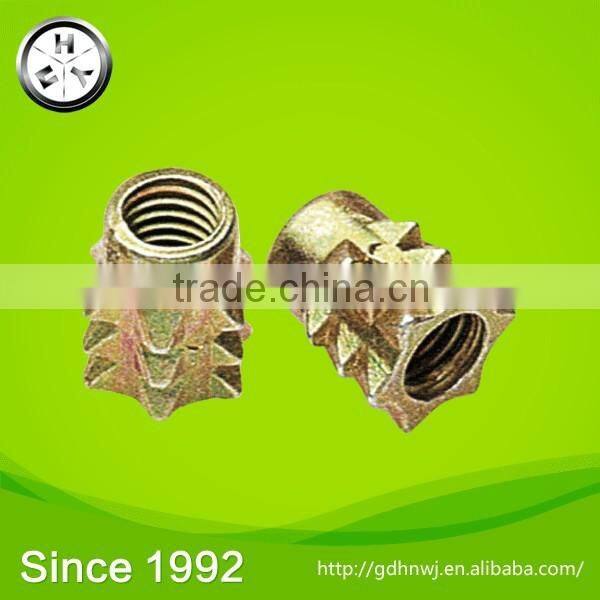 Advanced machine from Germany furniture fastener zinc alloy insert nut (NZ1211)