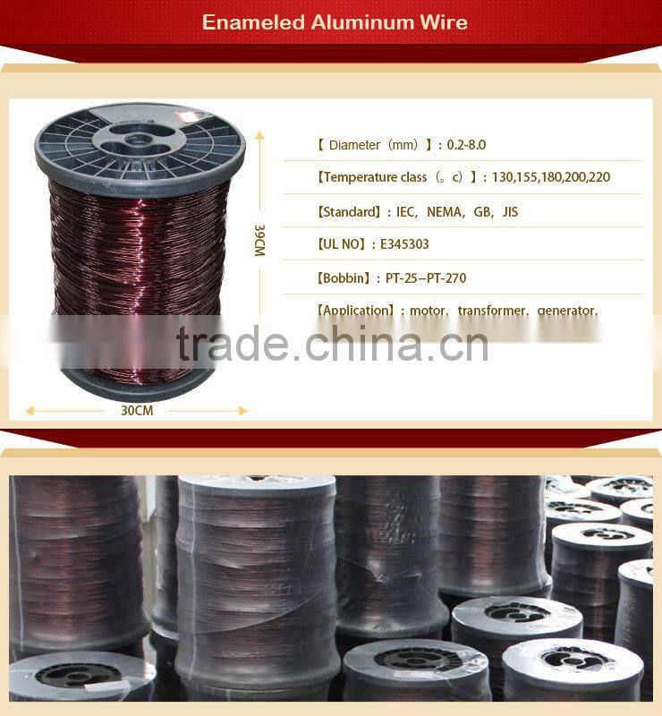 Free Sample iec standard class 155-220 enameled aluminum wire