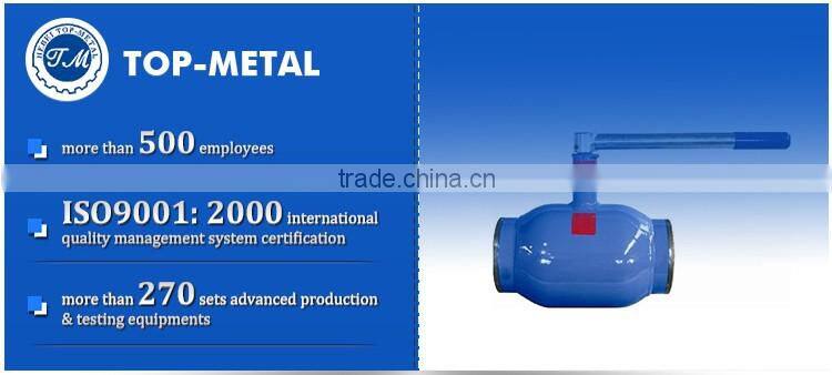 new steel fully welded ball valve