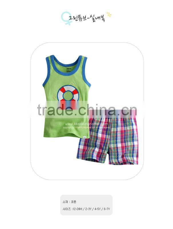 Baby Summer Clothes Set 2014 New Born Baby Gift 1 Set