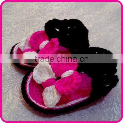 handmade comfortable Soft baby crochet shoes