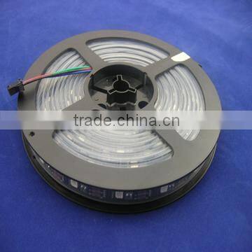 low voltage DC5V waterproof IP67 5050 smd 5m/roll rgb led strip ws2801