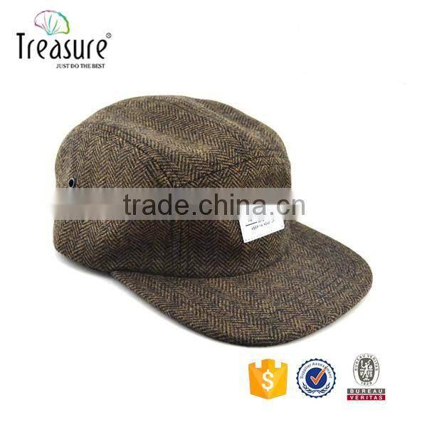 100% Cotton 5 Panels Embroidered Sport Baseball Cap