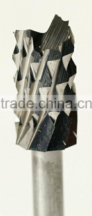 Soild spiral downcut router bits
