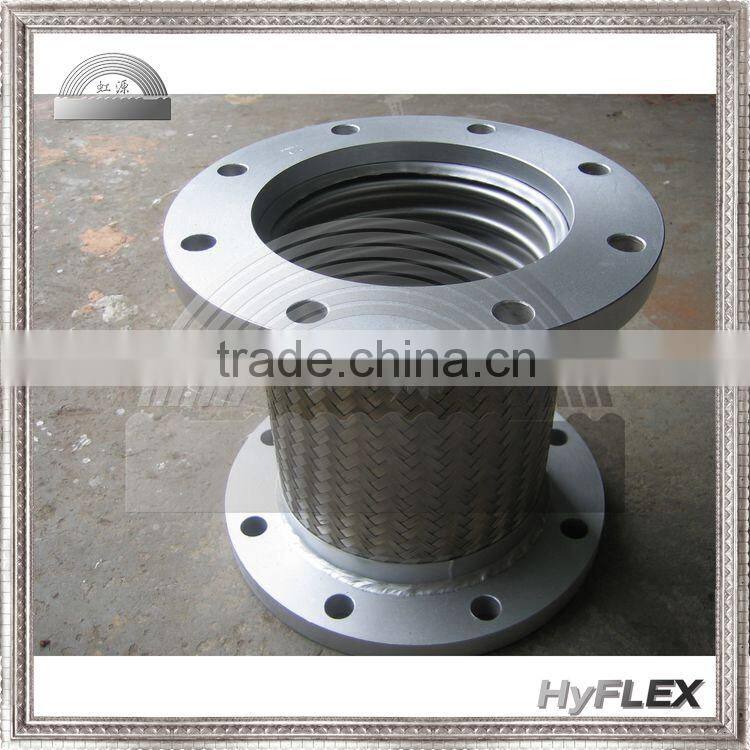 Metal Braided Flexible Connector with Flat Faced Flange Connections