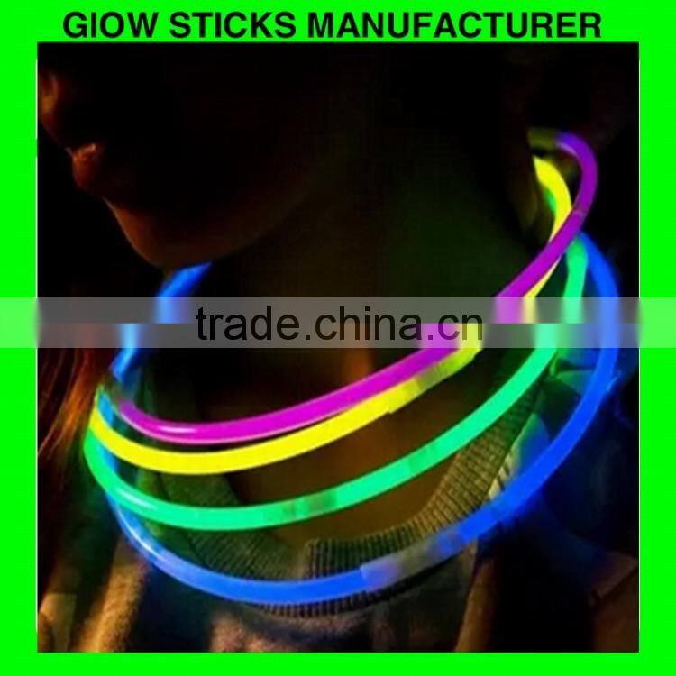 party supply 22in multicolored fashion glow sticks bracelets necklaces