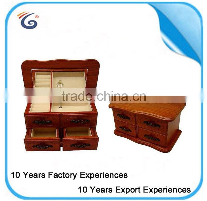 New design dance ballerina musical jewellery box home decoration paintings