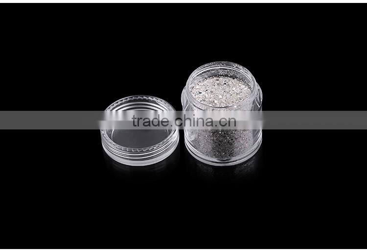 2016 Elegant sliver glitter powder Nail Art Decoration Wholesale glitter powder for crafts
