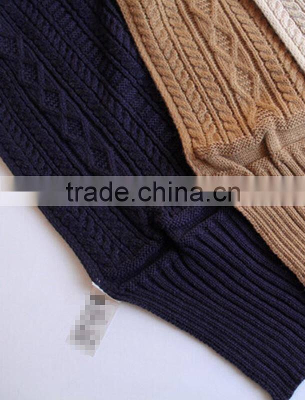 2015 hot sale classical unisex solid color knittted scarf