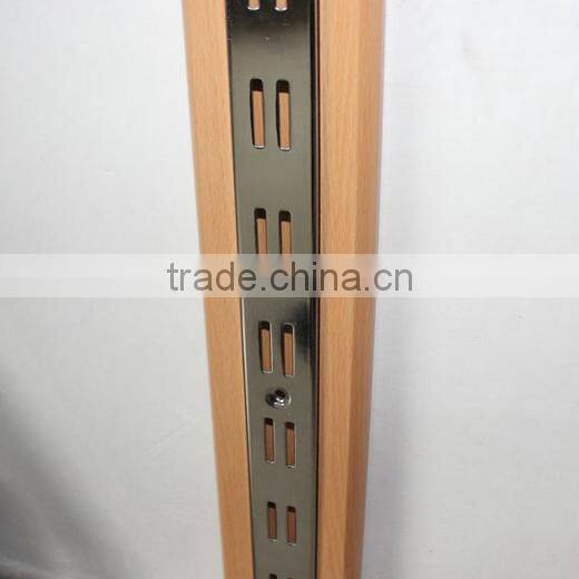Double slotted metal wall strip for MDF board