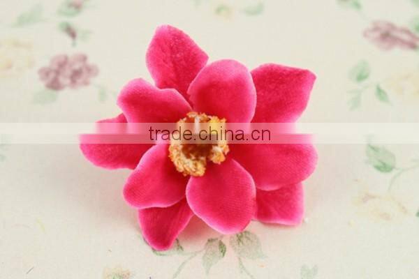 Cheap decorative fabric lily flowers artificial flower heads