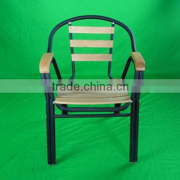 restaurant furniture cafeteria relaxing modern wooden mental dining set YC009 YT6