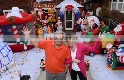 Inflatable castle combo snow house for Funny Play