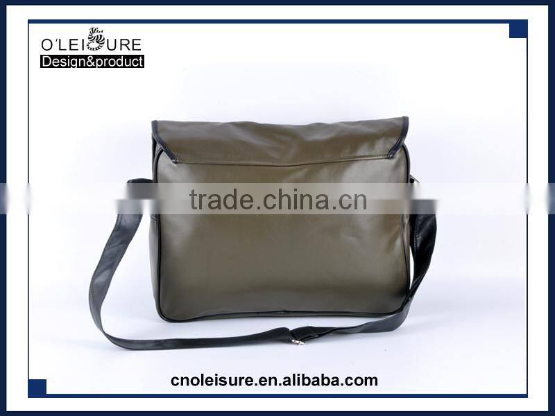 big capacity travel bag shoulder bag PU leather messenger bag laptop bag shoulder bag