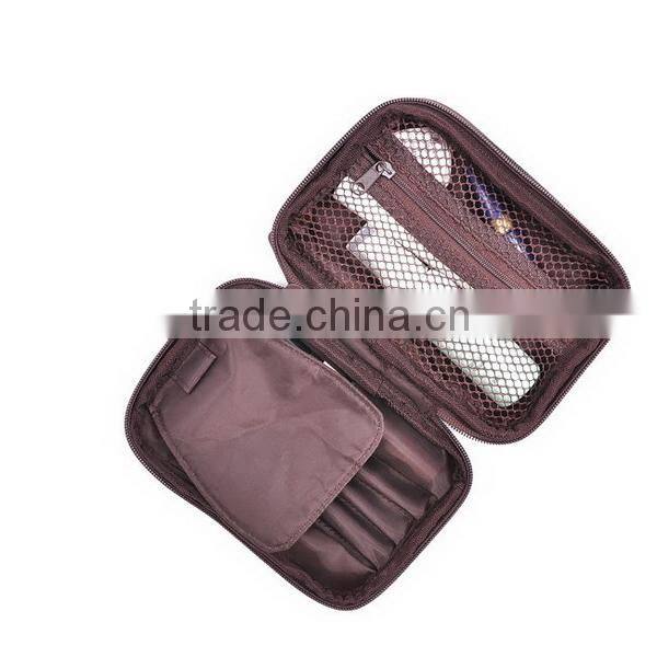 Best quality cheapest cosmetics bag with brush set