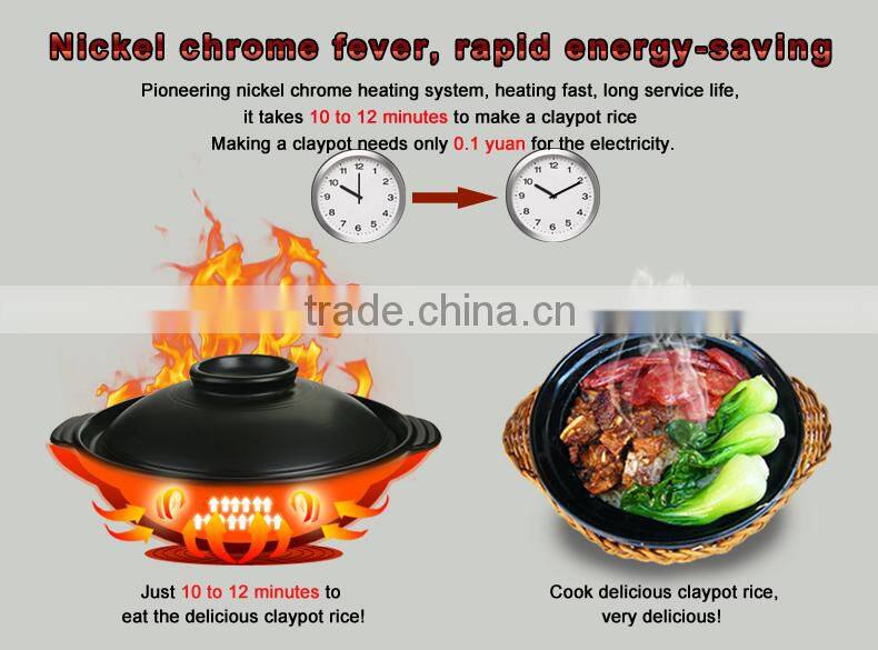 Factory B06 best electric rice cooker Stainless Steel ClayPot electric cooking equipment With Cabinet Restaurant burner cooker