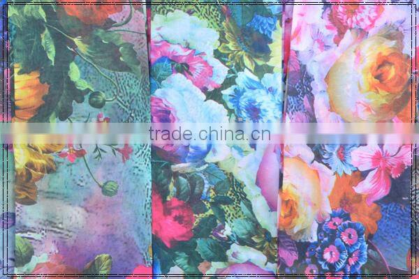2013 Hot Sale Chiffon Digital Printing On Wide Width Fabric For Dress