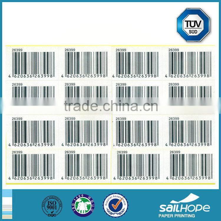 Design best selling glossy self adhesive paper stickers