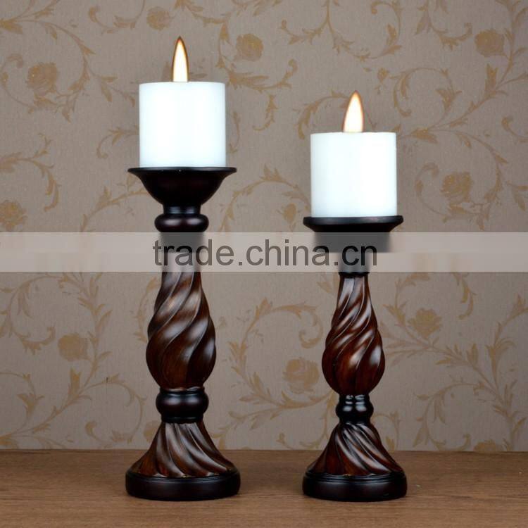 Wholesale decorative resin tall candle holders for weddings