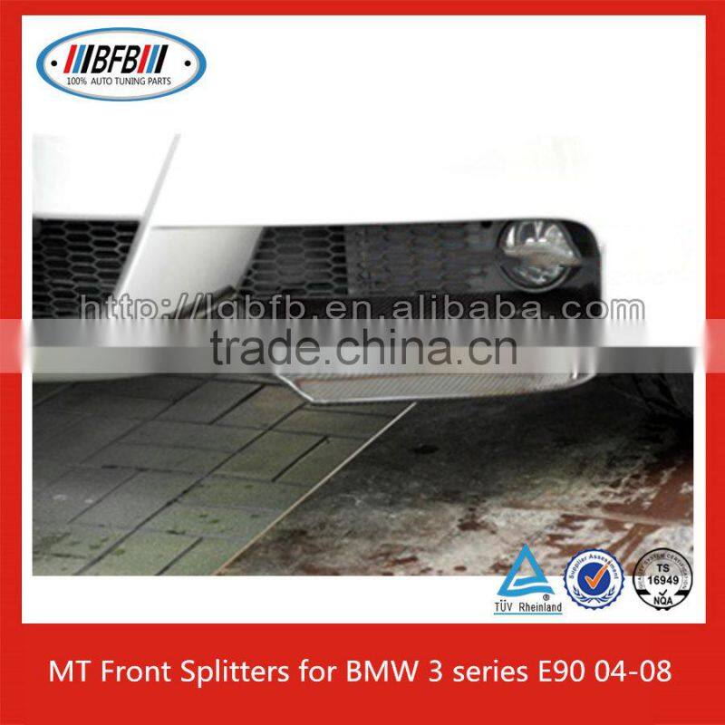 Carbon Fiber Front bumper Spoiler BUMPER Splitter Lip for BMW E90 MT FRONT BUMPER