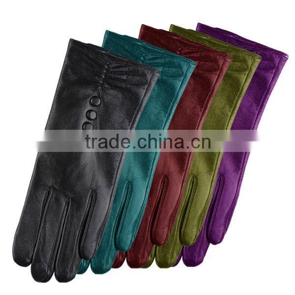 sheep skin gloves|Leather Gloves With Fur Lining