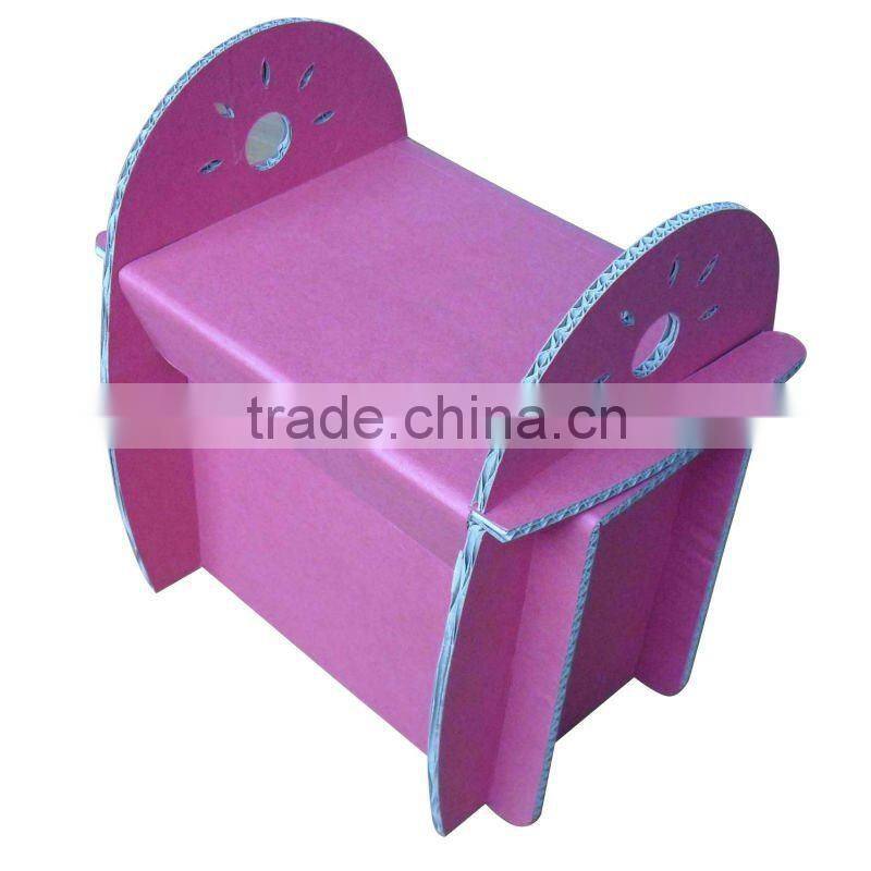 Hot Sell coloful foldable paper living chair