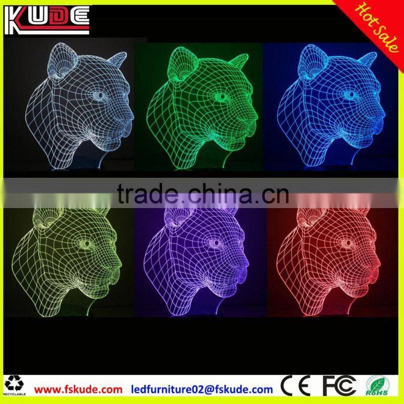 Customized acrylic 3D table lamp/LED night lamp for decoration