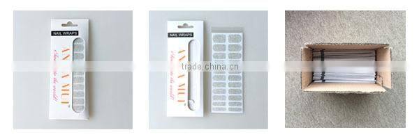 Custom hot sale Valentine'Day nail sticker cute nail art decals wedding bow dot nail wrap