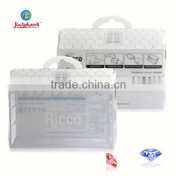 hard cube large transparent display pvc plastic box