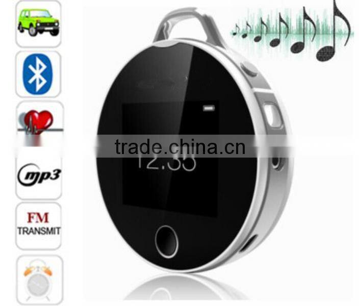 Music ,FM and time display portable mini hygeia Bluetooth speaker /bluetooth heart rate monitor