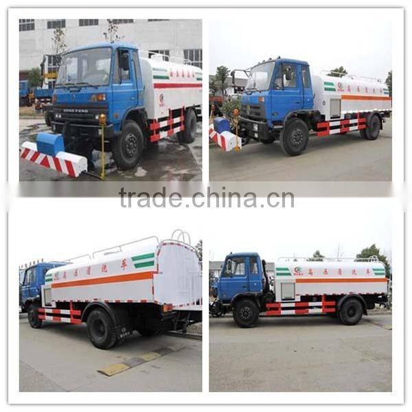 China Road cleaning truck 6 Wheels Road cleaning truck 4x2 Street cleaning truck for sale