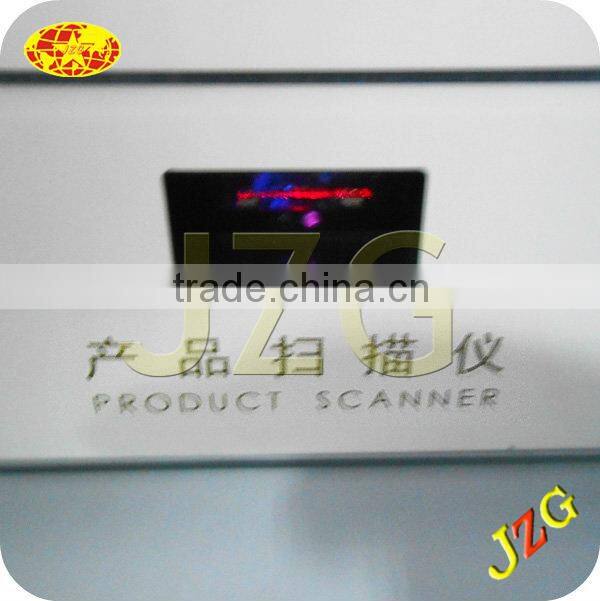 New design 7inch digital photo frame with barcode scanner for video playing for cosmetics counter advertising