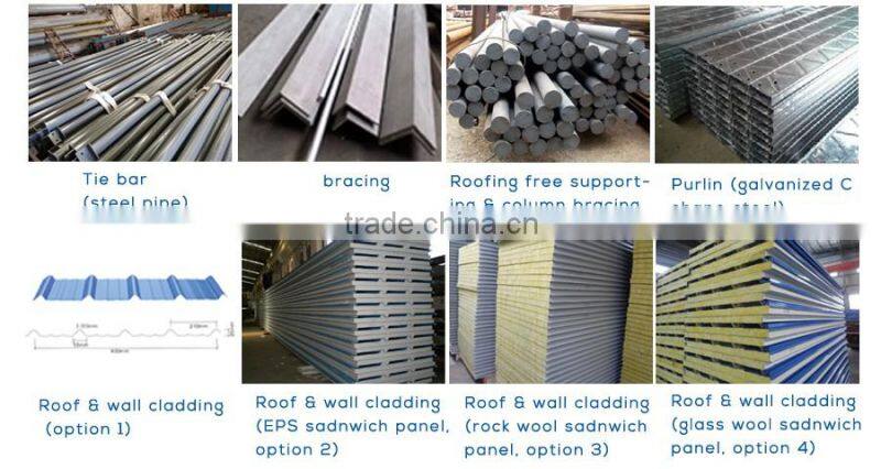 Easier to Assemble Low Cost Foldable Design Prefab Warehouse For Arabia