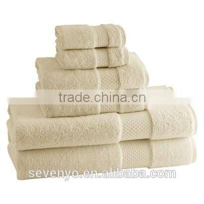 Dobby cotton towel sets multi-color